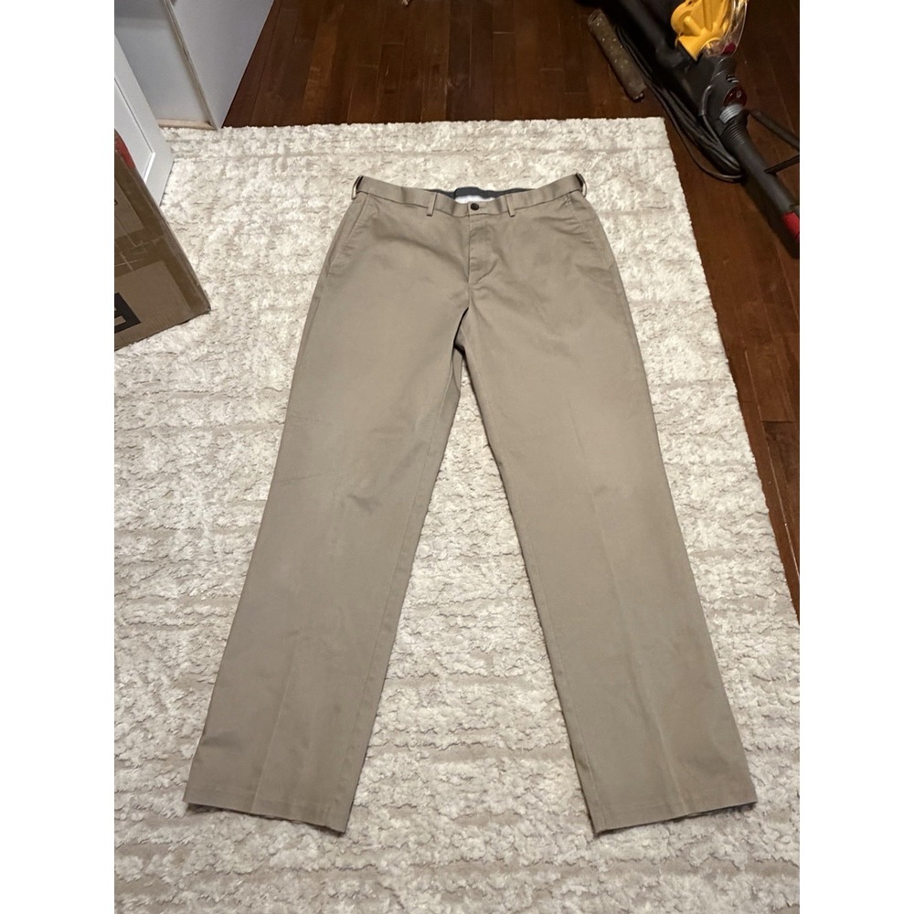 Mens 40x34 Haggar Classic Fit Khaki Pants (lot Of 2)